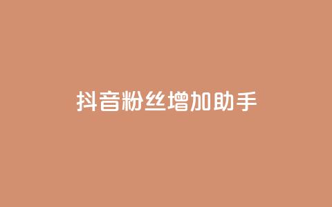 抖音粉丝增加助手 - 抖音粉丝增长攻略分享!  第1张 抖音粉丝增加助手 - 抖音粉丝增长攻略分享!  第1张