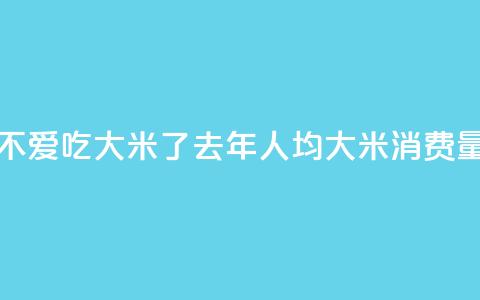 韩国人不爱吃大米了?去年人均大米消费量创新低 第1张 韩国人不爱吃大米了?去年人均大米消费量创新低 第1张