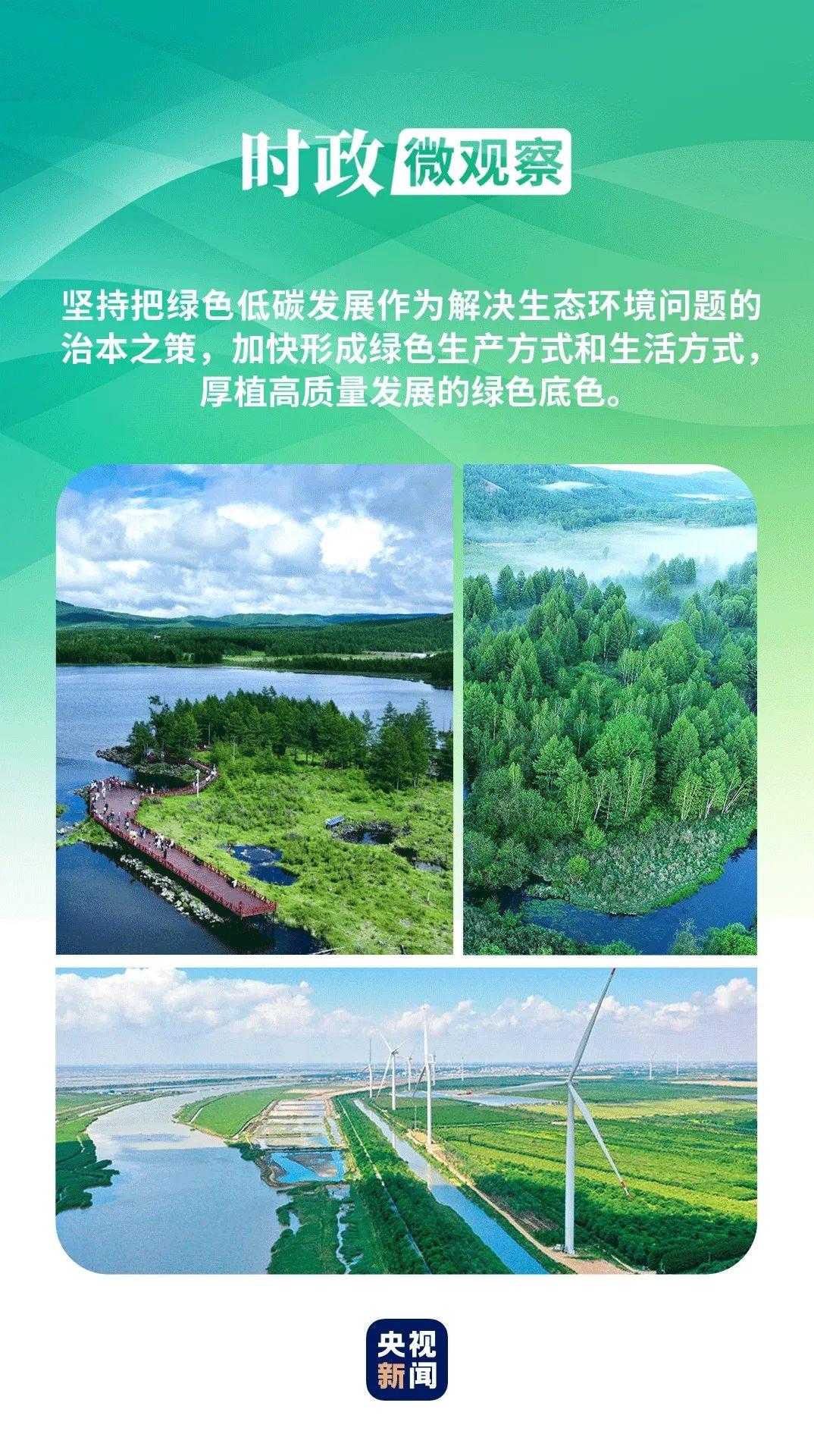 时政微观察丨厚植高质量发展的绿色底色  第2张
