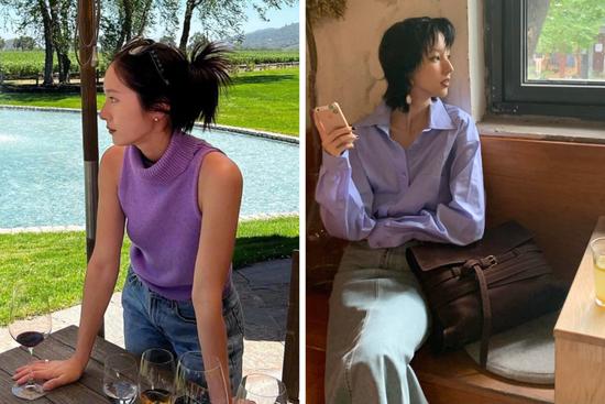 预备！穿上“巴黎紫	”的人时髦度遥遥领先  第36张