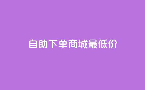 自助下单商城最低价,抖音24小时在线下单网站 - 1元3000粉丝全民K歌 qq空间多少访客算正常  第1张