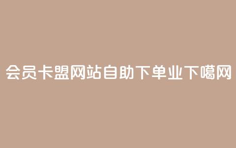 QQ会员卡盟网站 - ks自助下单业  第1张