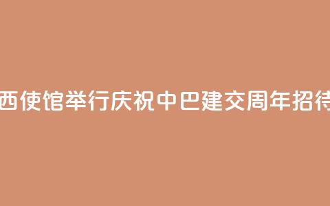 中国驻巴西使馆举行庆祝中巴建交50周年招待会  第1张 中国驻巴西使馆举行庆祝中巴建交50周年招待会  第1张