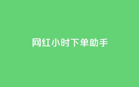 网红24小时下单助手,拼多多帮砍助力网站 - 拼多多业务自助下单网站 九梦百货商城自助下单  第1张