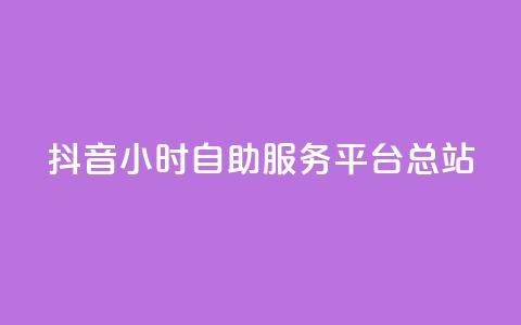 抖音24小时自助服务平台总站 - 抖音全天候自助服务平台一站式解决方案!  第1张 抖音24小时自助服务平台总站 - 抖音全天候自助服务平台一站式解决方案!  第1张