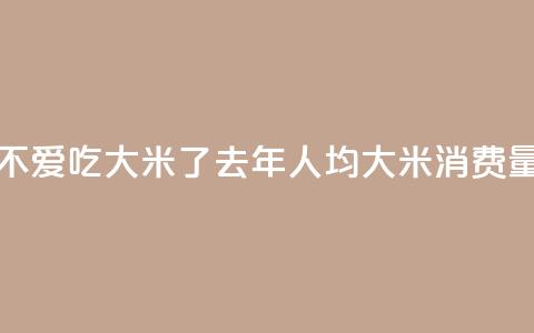 韩国人不爱吃大米了？去年人均大米消费量创新低  第1张