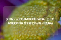 QQ会员,qq会员自动续费怎么取消,QQ会员,解锁更多特权与乐趣亿乐社区SUP货源站
