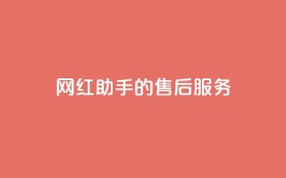 网红助手的售后服务,qq空间访问10人怎么弄 - 全网24小时自助下单网站在线 - qq空间免费点赞赞