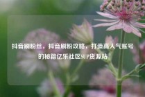 抖音刷粉丝，抖音刷粉攻略，打造高人气账号的秘籍亿乐社区SUP货源站