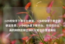 24小时快手下单平台便宜，24小时快手下单平台便宜免费，24小时快速下单平台，寻找性价比高的购物选择亿乐社区低价自营货源站