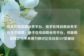 快手在线自助业务平台，快手在线自助业务平台不会掉赞，快手在线自助业务平台，创新商业模式与未来潜力探讨亿乐社区SUP货源站