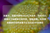 流量卡,流量卡移动19元200g大王卡,当然可以,请看以下标题和文章内容,智能选择,如何挑选最适合您的流量卡亿乐社区SUP货源站