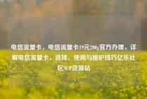 电信流量卡,电信流量卡19元200g官方办理,详解电信流量卡,选择、使用与维护技巧亿乐社区SUP货源站