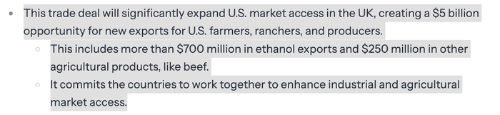 英国率先与美国达成贸易协议，扩大农产品进口	、采购波音飞机以换取汽车关税下调  第1张